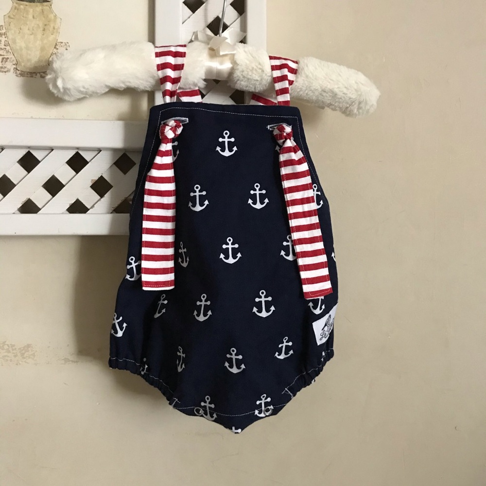 Nautical Baby Romper